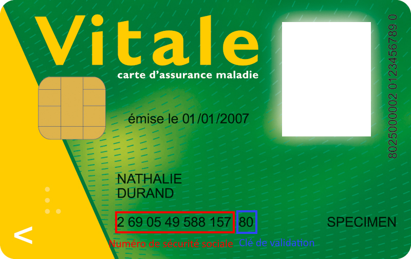 Explication carte vitale